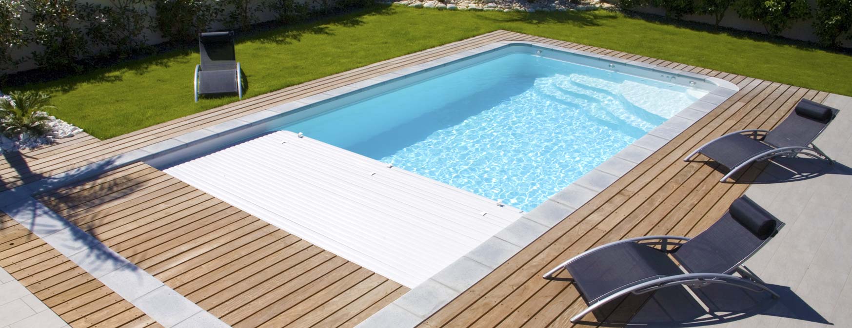 Piscine couverture immergée Mediester
