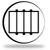 Couverture à barres